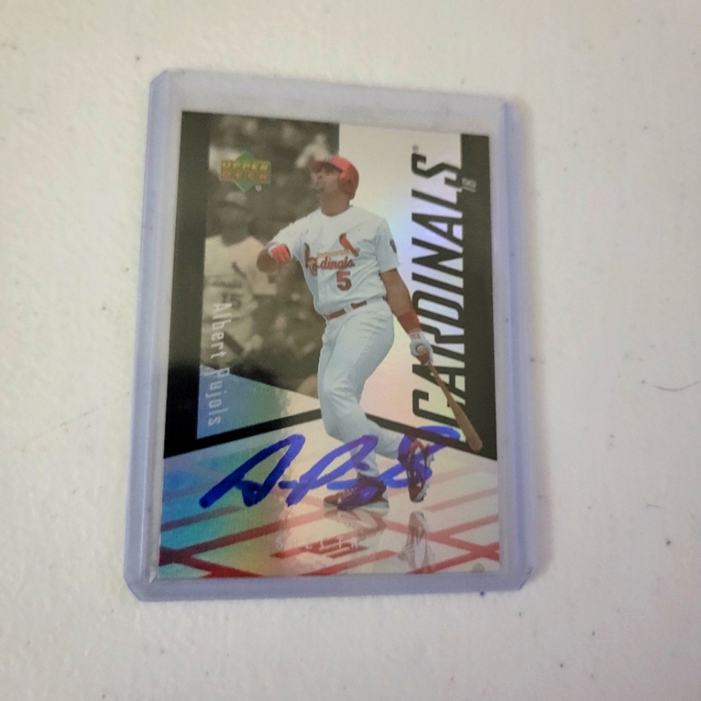 Albert Pujols Signed Card
